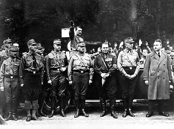Hitler, Roehm, Goering and Lutze in Bad Harzburg, 1931