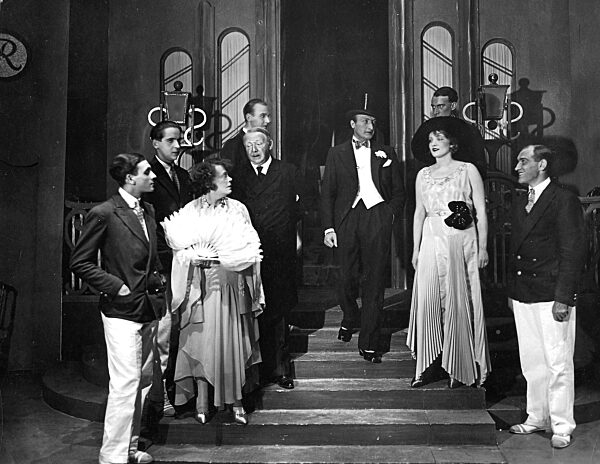 Marlene Dietrich in the play 'Two Ties' in Berlin (1929)