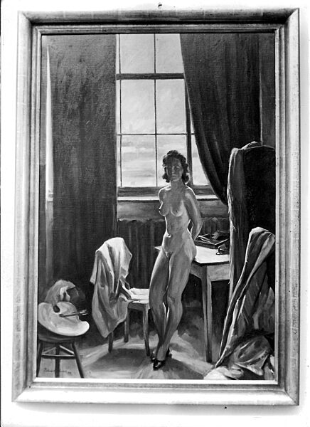 'Nude in the studio' by Richard Blume