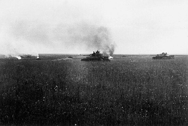 Deutsche Panzer beim 'Unternehmen Zitadelle', 1943