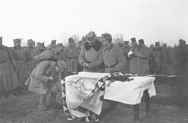 Consecration of the flag of the Austro-Hungarian army, 1915