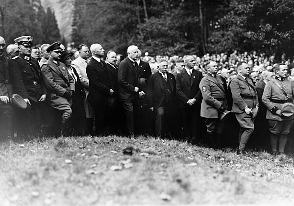Alfred Hugenberg at the Harzburg meeting, 1931
