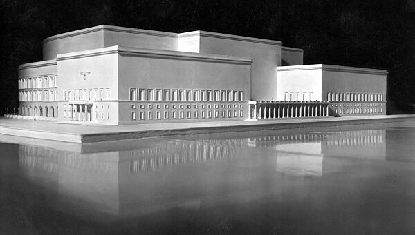 Modell der Kongreßhalle auf dem Reichsparteitagsgelände, 1935