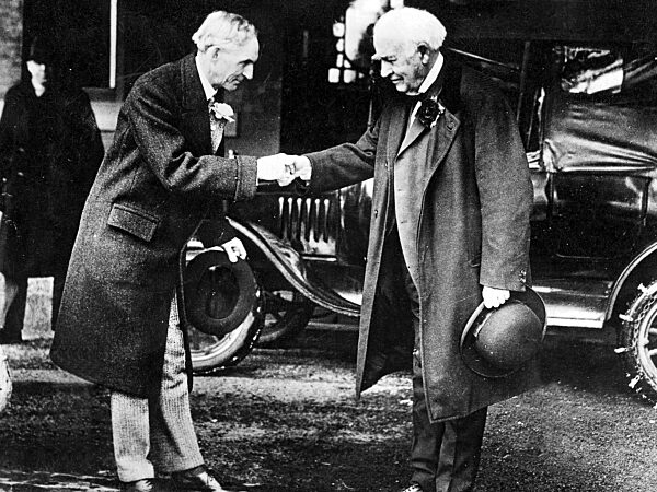 Henry Ford and Thomas Edison, 1927