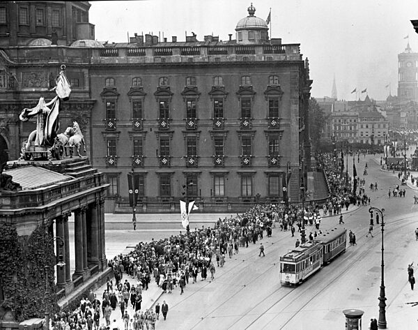 Berlin city castle at the time of the Olympics in Berlin, 1936