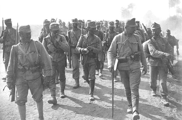 Austrian-Hungarian soldiers on the Eastern front, 1915