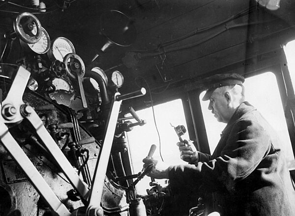 Locomotive engineer of the Reich railway, 1930