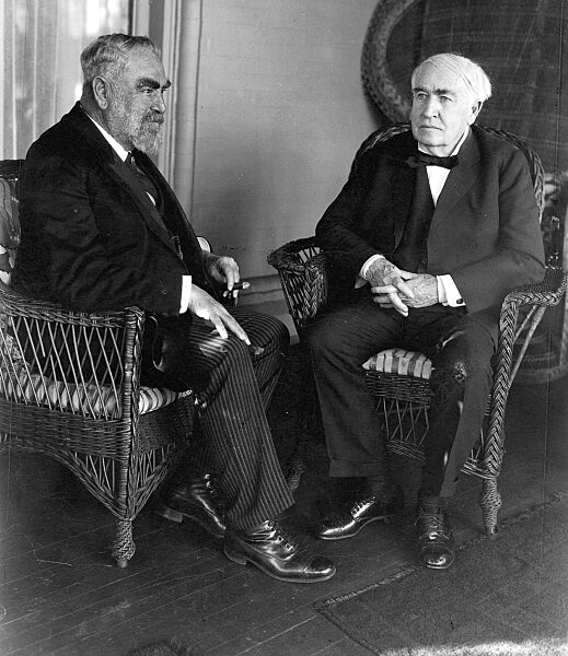 Oskar von Miller and Thomas Edison