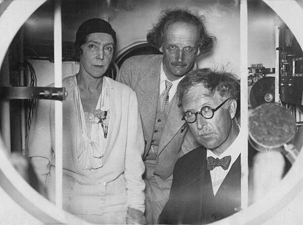 King Albert I and Queen Elisabeth at Auguste Piccard, 1932