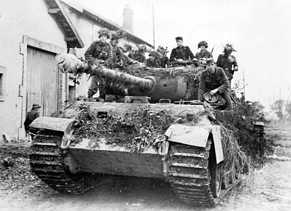 German Tank in Lothringen, 1944