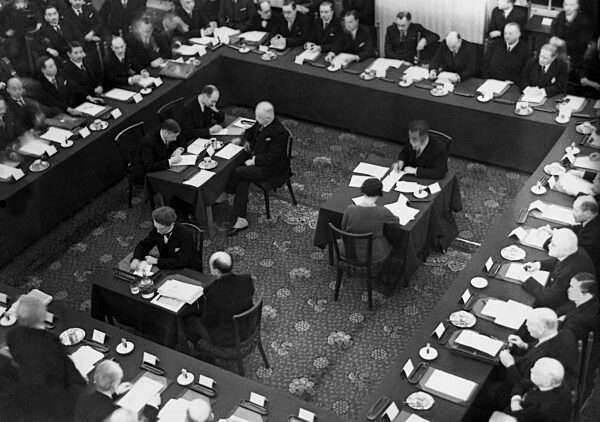 Secretary during the first session of the Second Hague Conference, 1930
