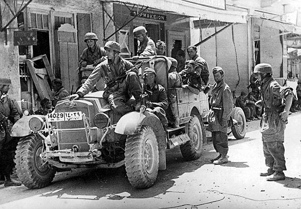 Arrival of the paratroopers in Heraklion on 29.5.1941