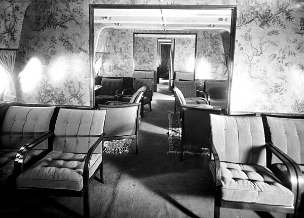Salons im Flugboot Dornier Do X, 1930