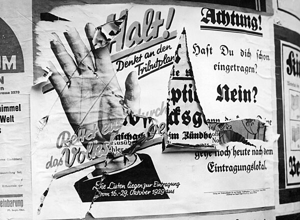 Poster for the referendum against the Young-plan, 1929