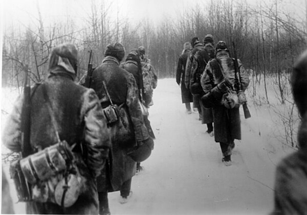 German soldiers in the mid sector of the Eastern front, 1941