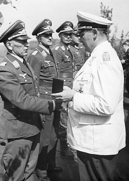 Bruno Braeuer, Fritz Prager, Horst Kerfin, Hans Kreysing, Hermann Goering, 1940