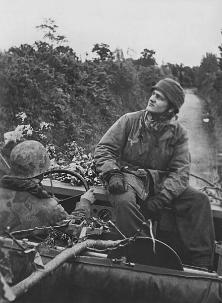 German paratroopers in the Normandy, 1944