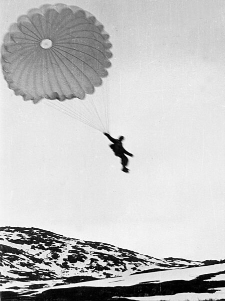 German paratrooper in WWII in Narvik, 1940