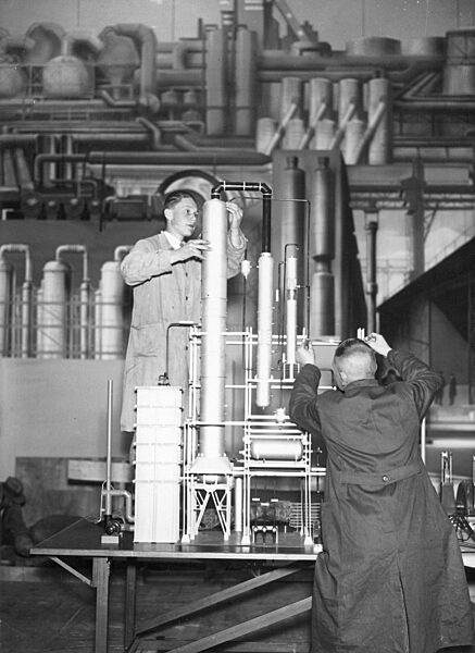 Modell eines Hydrierwerks