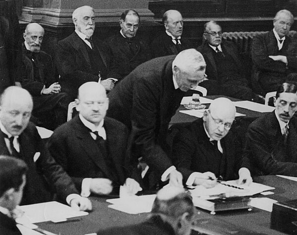 Signing of the Locarno Treaties by Hans Luther, 1925