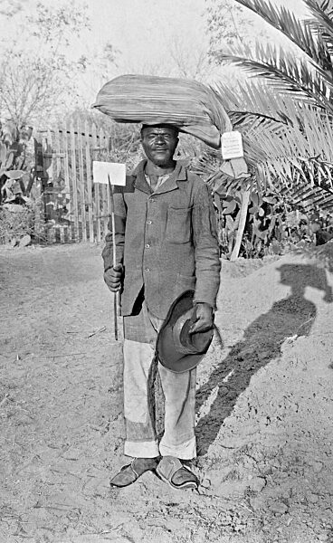 Postman in German Southwest Africa, 1903