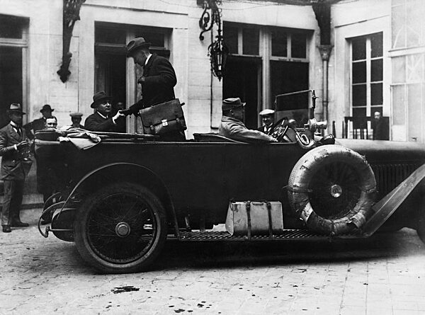 German courier at the peace conference at Versailles, 1919