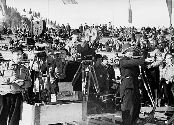 Cameramen at the Olympic Games, 1936