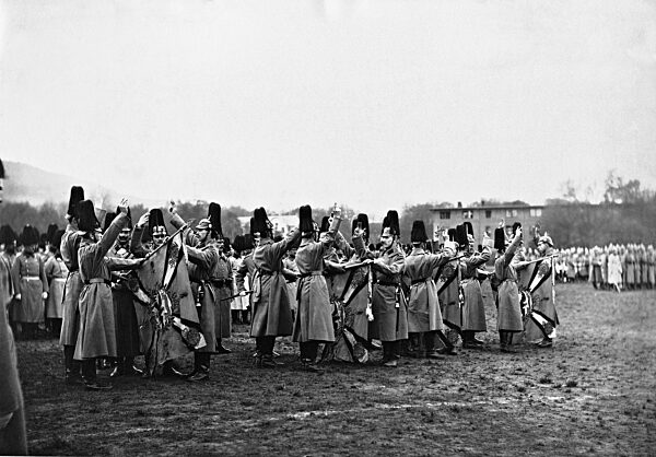 Swearing in of German soldiers, 1913
