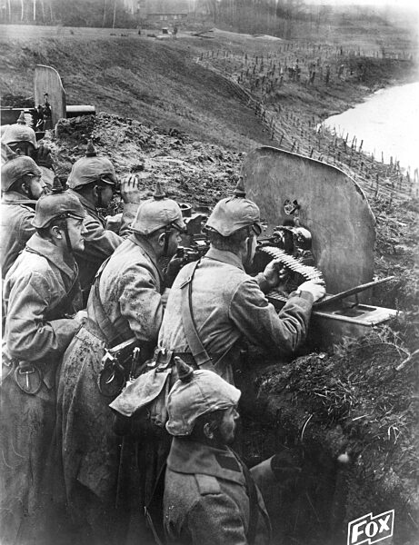 German machine guns on the Eastern Front, 1914