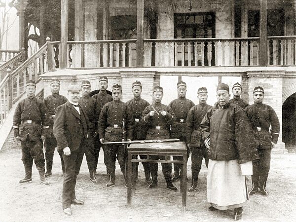 Military school in Tientsin, 1900