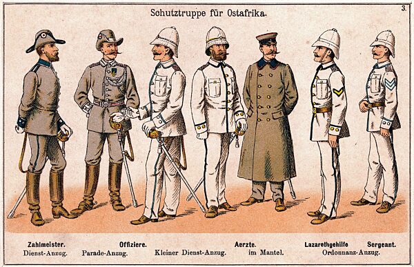 Schutztruppe für Deutsch-Ostafrika, um 1900