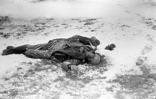 The Body of a German Soldier in East Prussia, 1945
