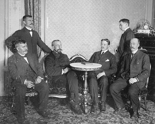 Roald Amundsen after his return from the Gjoea Expedition, 1906