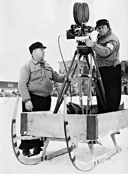 Cameraman at the Olympic Games, 1936