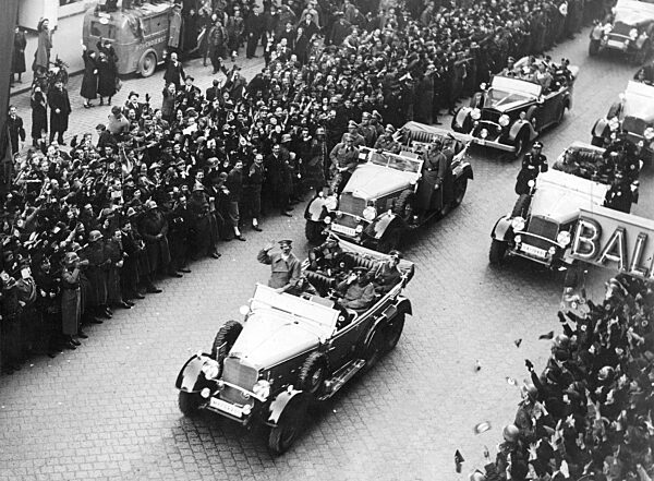 Adolf Hitler in Vienna, 1938