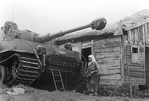 Deutscher Tiger-Panzer während des Unternehmens "Zitadelle", 1943