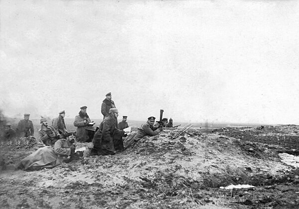 German observation post, 1915