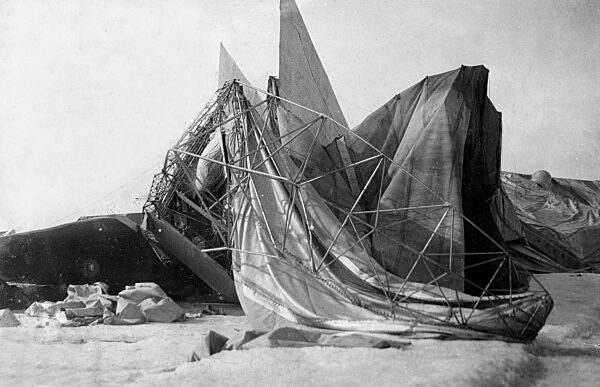 Wreck of the airship "Norge"
