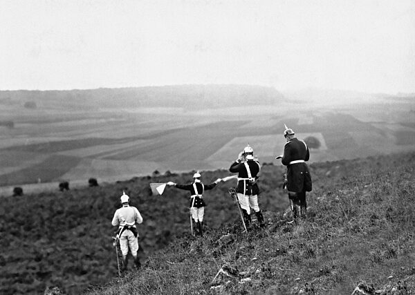 Deutscher Winker im Manöver, 1905