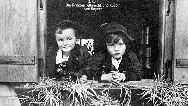 Prinzen Albrecht und Rudolf von Bayern