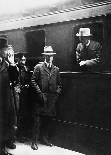 Ulrich Graf Brockdorff-Rantzau before leaving for Versailles, 1919