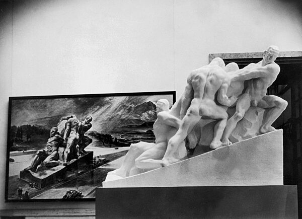 'Monument to the street' - 'The Reich highway workers' of Joseph Thorak, 1938