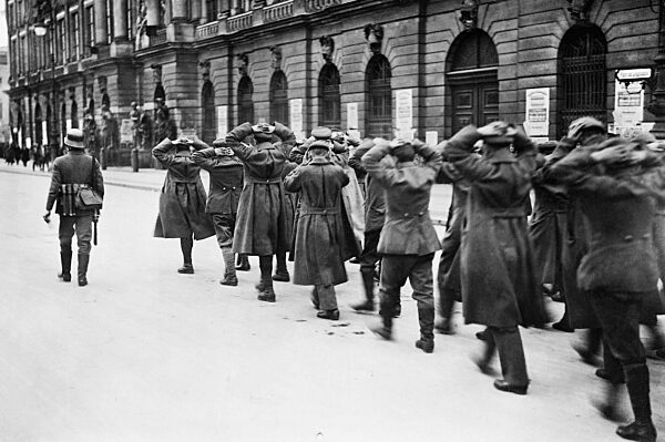 Captive Spartacists in Berlin, 1919