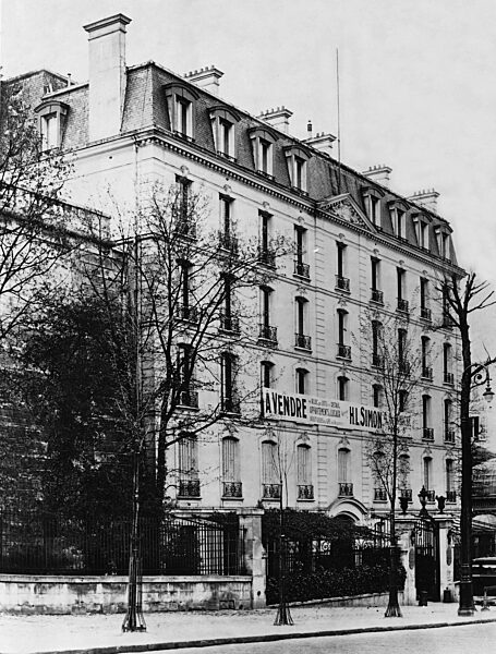 Accommodation of the German delegation at the peace conference of Versailles, 1919