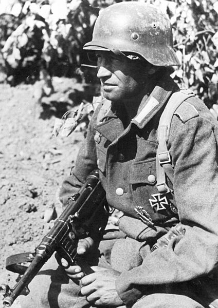 German Soldier During the Latvia Campaign, 1944