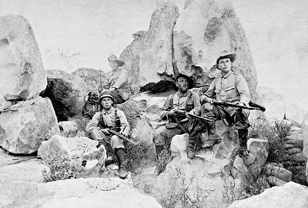 Soldiers of the protection force in German Southwest Africa, 1904