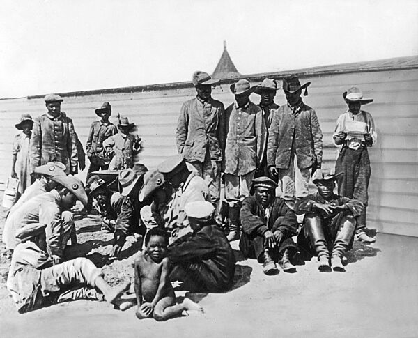 Hottentots as comrades in arms of the Germans in Southwest Africa, 1904