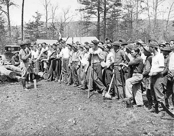 Work-creation program during the time of the New Deal, 1933