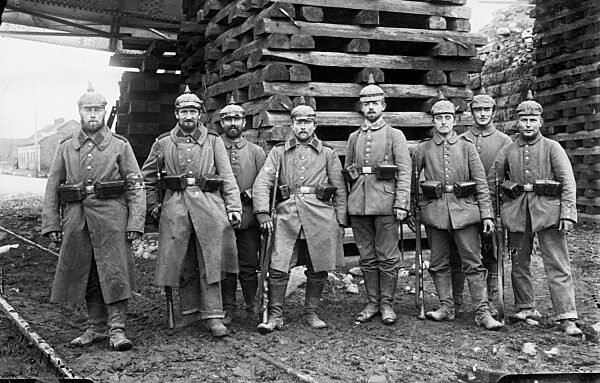 German Infantry at the Battle of Lodz, 1914