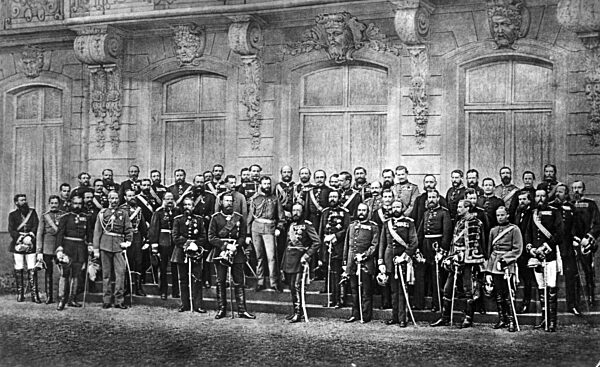 Kronprinz Friedrich Wilhelm in Versailles, 1871